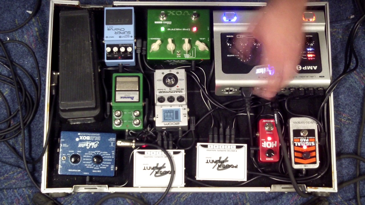 My BluGuitar AMP 1 and BluGuitar BluBox  Pedalboard - In German !!!