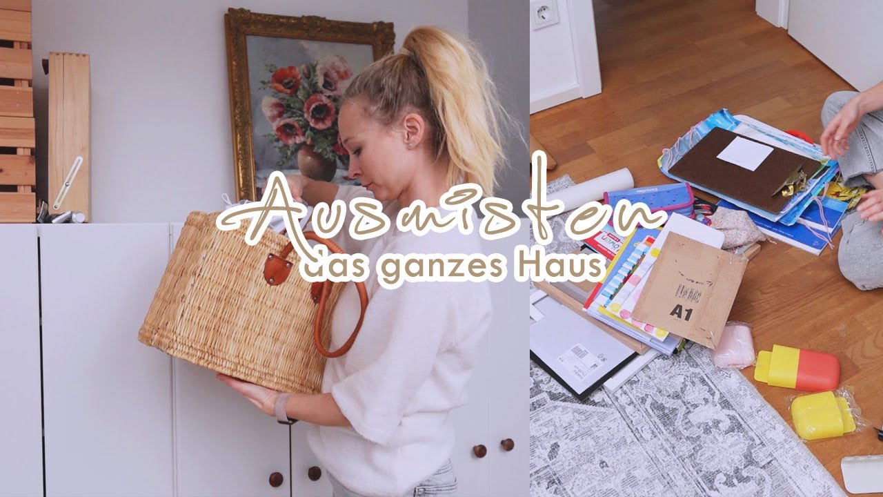 Haus Entrümpeln und organisieren | so organisiere ich meine Papiere | Declutter with me
