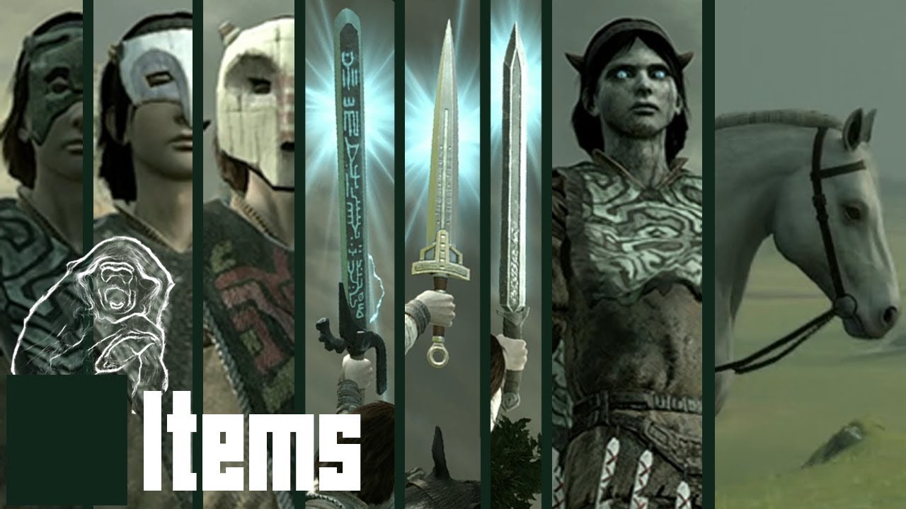 Items Showcase , Shadow of the Colossus PS4 Remake