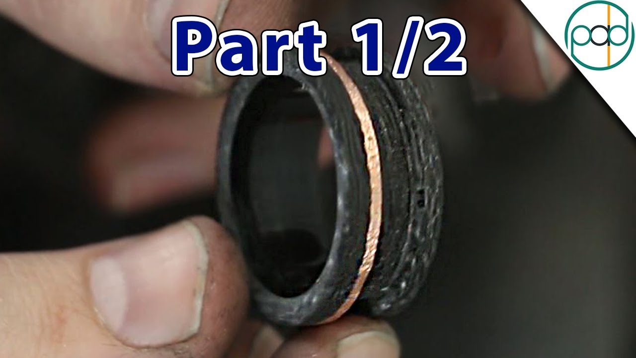 Making a Carbon Fiber Glowstone Ring Part 1/2