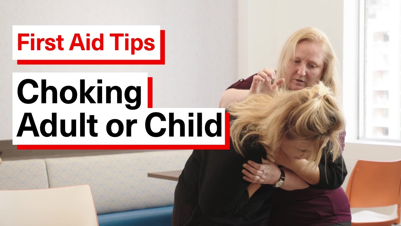 How to Help a Choking Adult or Child | Back Blows, Abdominal Thrusts, and Chest Thrusts