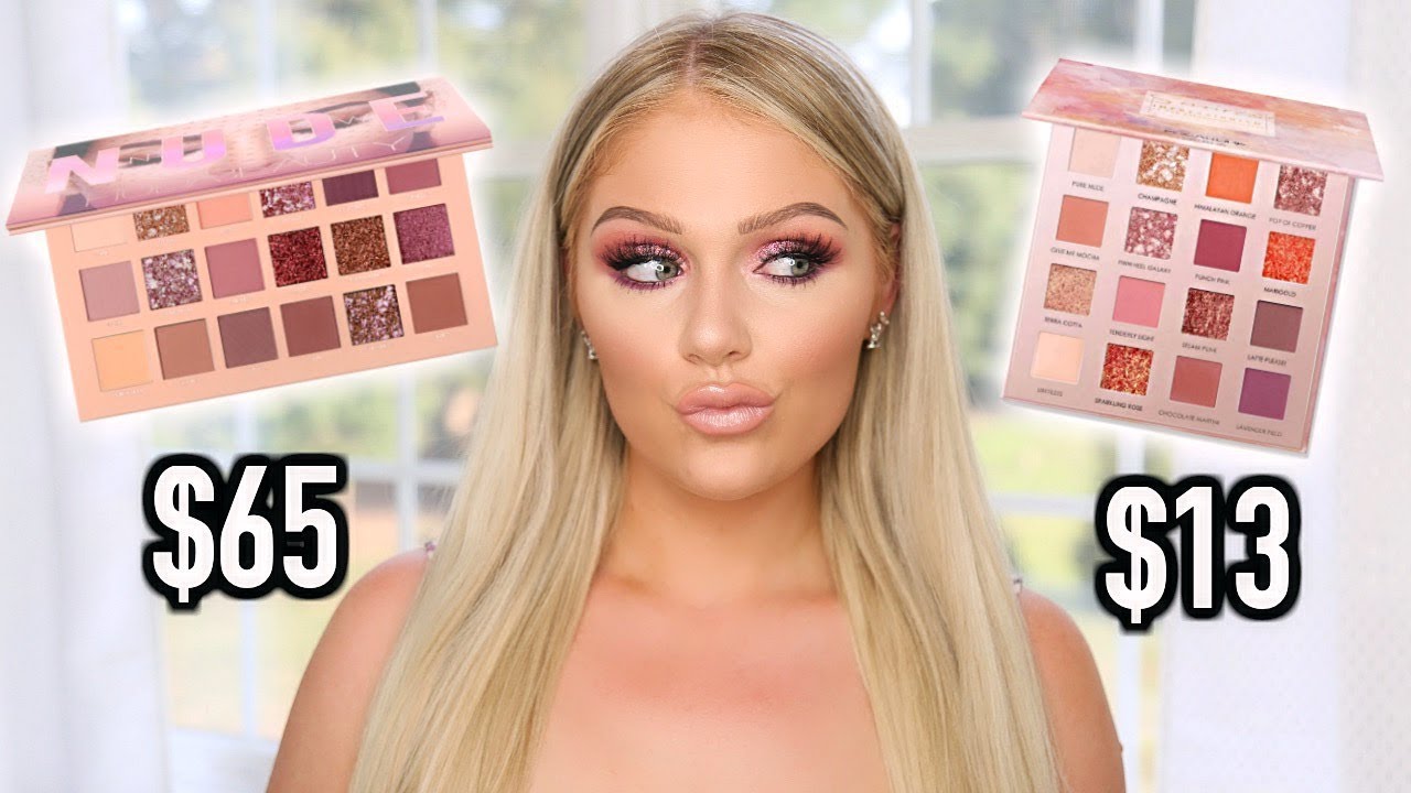 $13 DUPE PALETTE VS $65 HUDA BEAUTY NUDE PALETTE