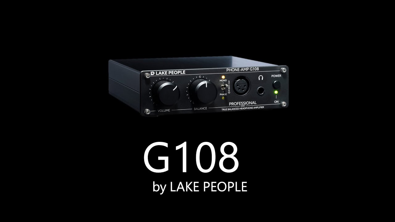 Headphone amplifier G108 Introducing by Lake People - Made in Germany