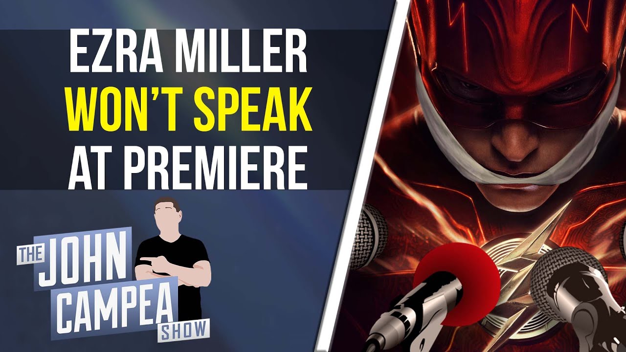 Ezra Miller Not Allowed To Speak At Flash Premiere