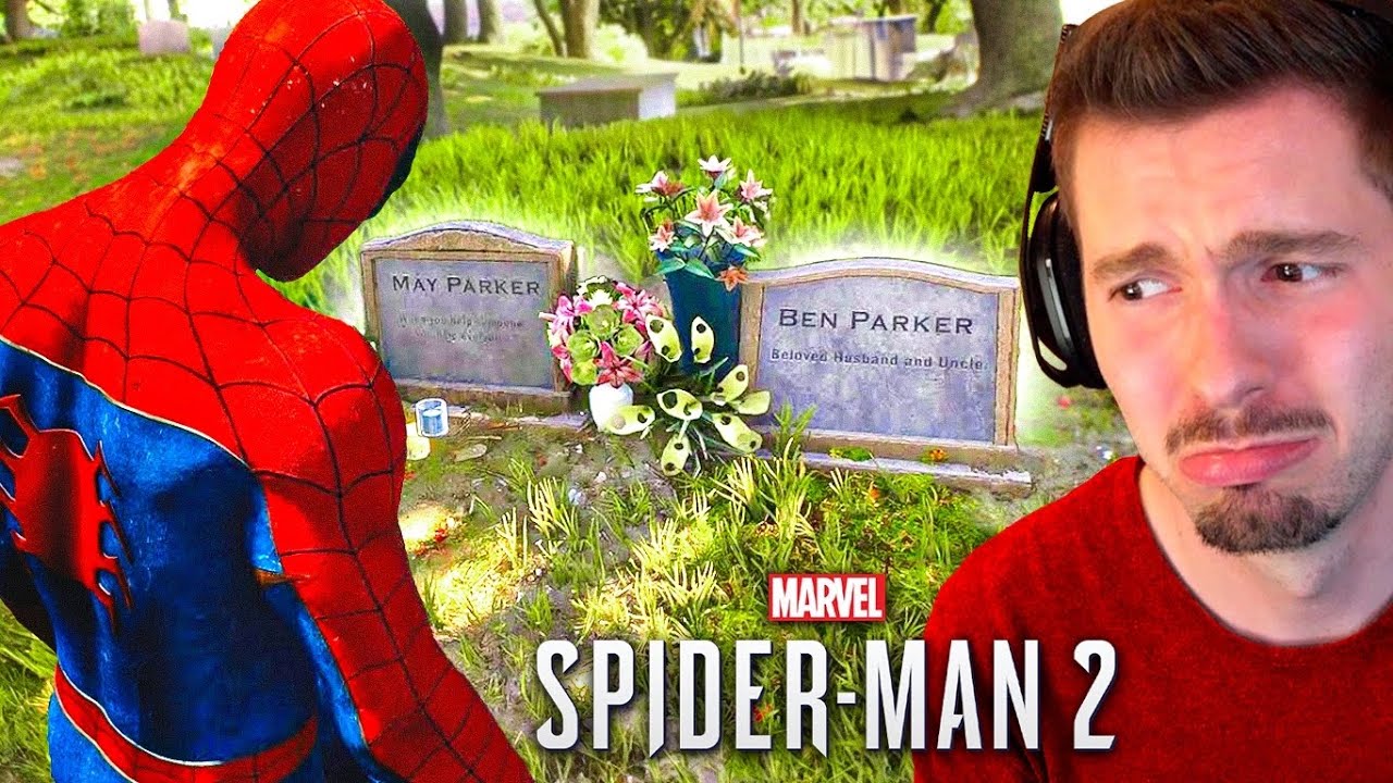 SPIDER MAN 2 PS5 - O Homem aranha (Miles) no TÚMULO DO PAI!