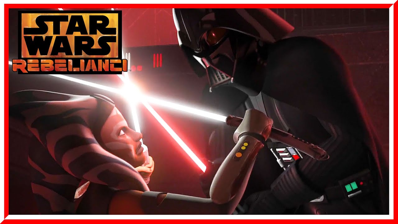 Ahsoka i Ezra vs Darth Vader | Star Wars: Rebelianci (Sezon 2)