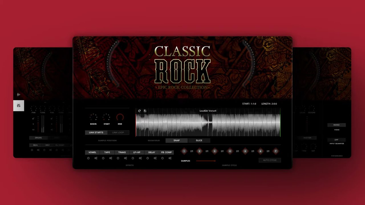 CLASSIC ROCK GUITAR KONTAKT | Vintage Guitar Loops Library for Music Production