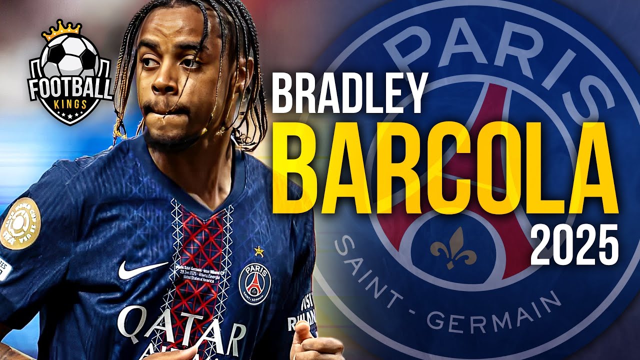 Bradley Barcola 2025 - Magic Dribbling Skills, Assists & Goals | HD