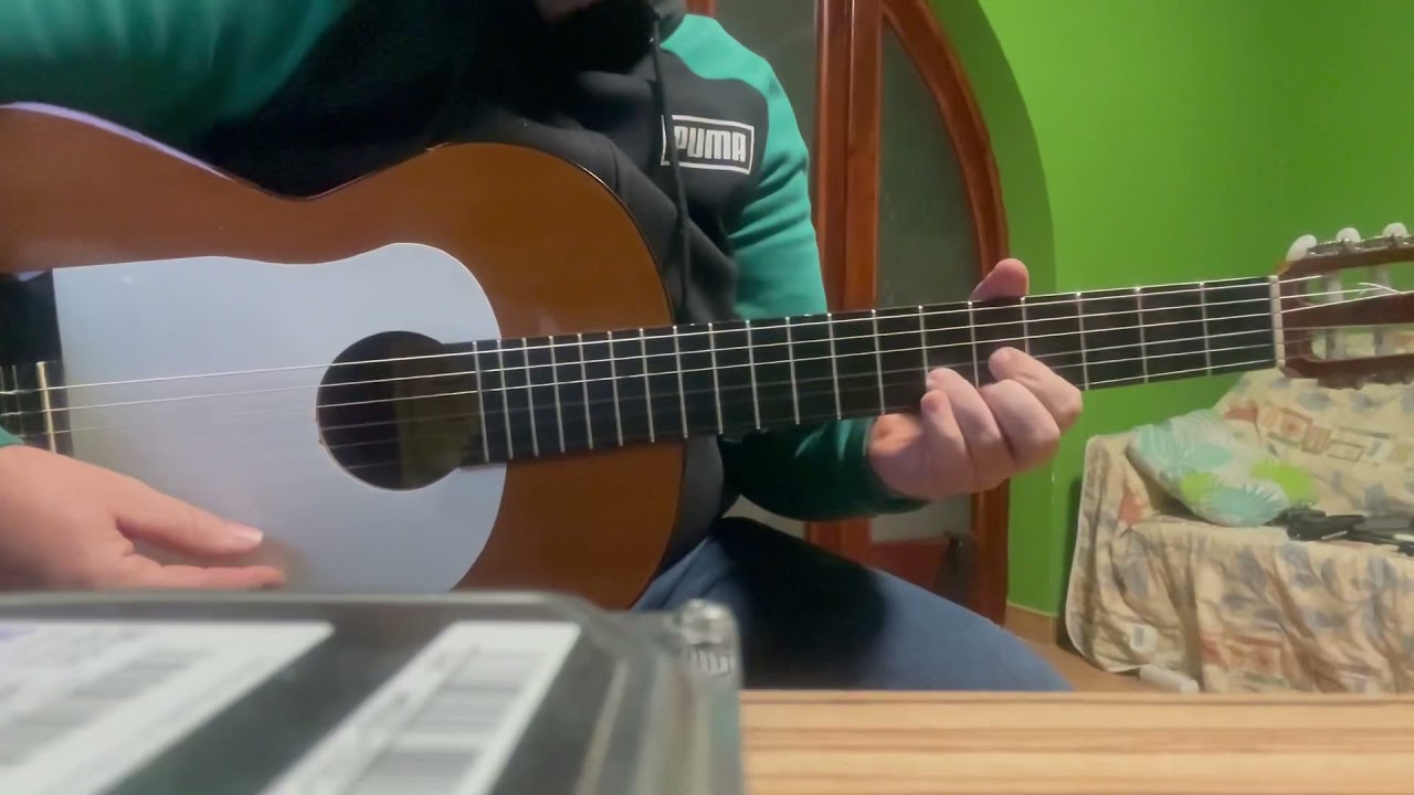 Hull a pelyhes fehér hó gitáron lassan akkord szóló első rész