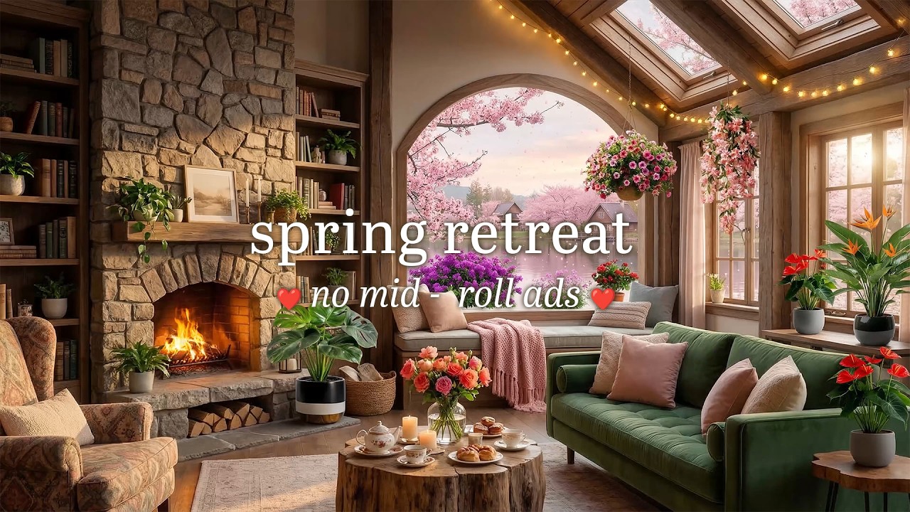 🌿 Spring Retreat Jazz (NO MID-ROLL ADS) &ndash; Relaxing Ambience for a Peaceful Day, Relaxation & Focus