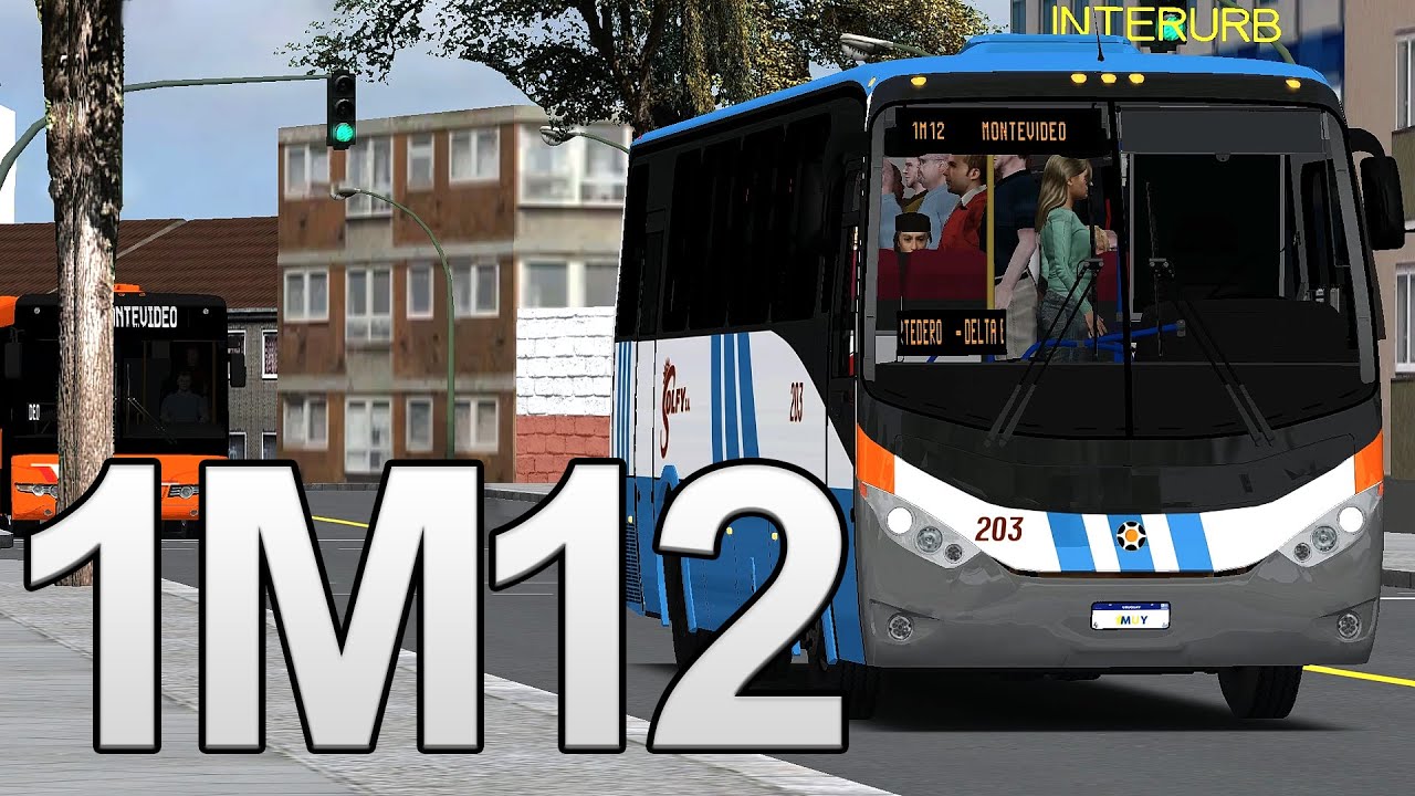【 OMSI 2 】— Linea 1M12 - SOLFY S.A | Mapa Montevideo Ficticio v3.1