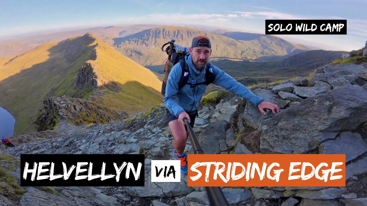 Striding Edge: The Most Dangerous Walk In Britain? Solo Hike & Wildcamp on Helvellyn