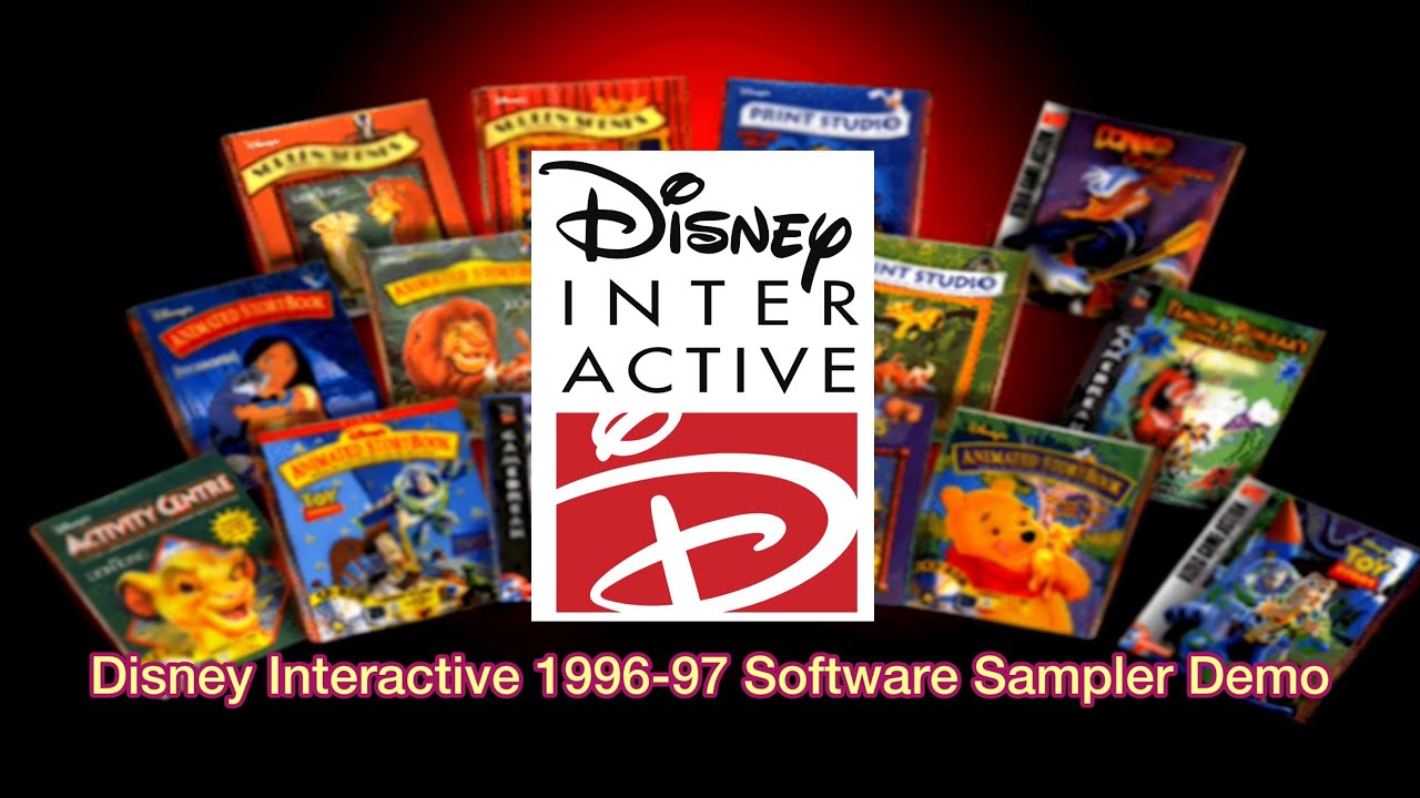 Disney Interactive 1996-97 Software Sampler Demo PC Windows/Macintosh