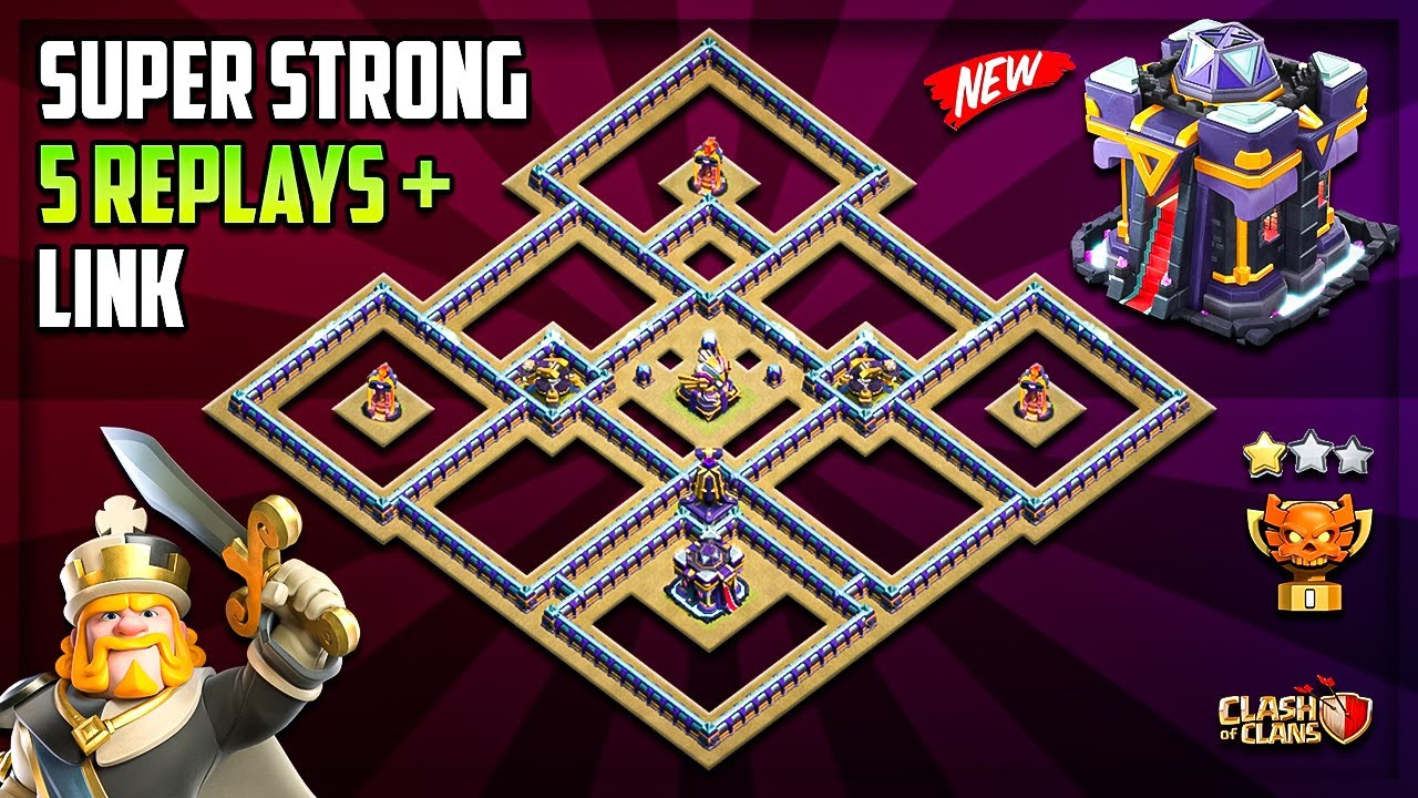 Only 1 Star TH15 War Base Link + 5 Replay | Best Th15 Base COC | Super Strong TH15 War & Legend Base