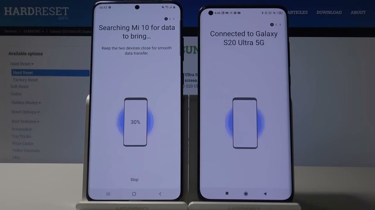 Daten von Xiaomi auf Samsung S20 Ultra übertragen – So geht's mit Samsung Switch!