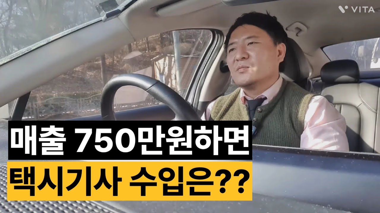 (혈압주의) 매출 750만원 26일근무 월급내역 진짜 리얼 서울택시기사 수입 공개 이래서 회사를 잘 골라야 됩니다.