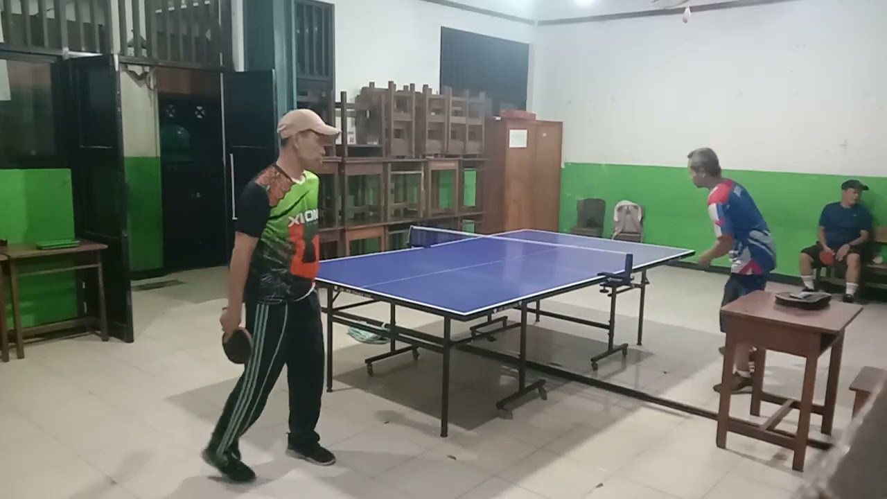 Jarang tanding/ Zaki vs Dhede malong --- latihan pingpong bikin sehatttttt 