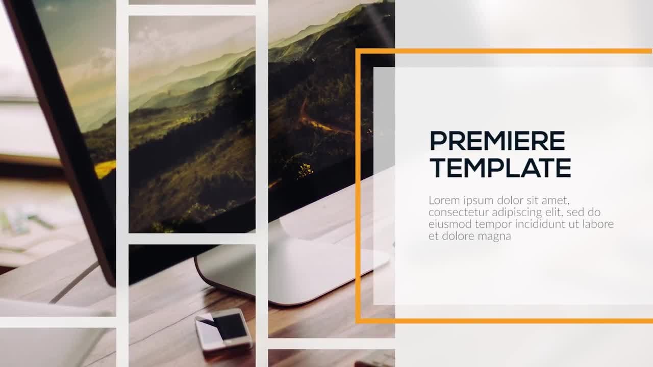 Corporate Lines - Premiere Presentation Premiere Pro Templates
