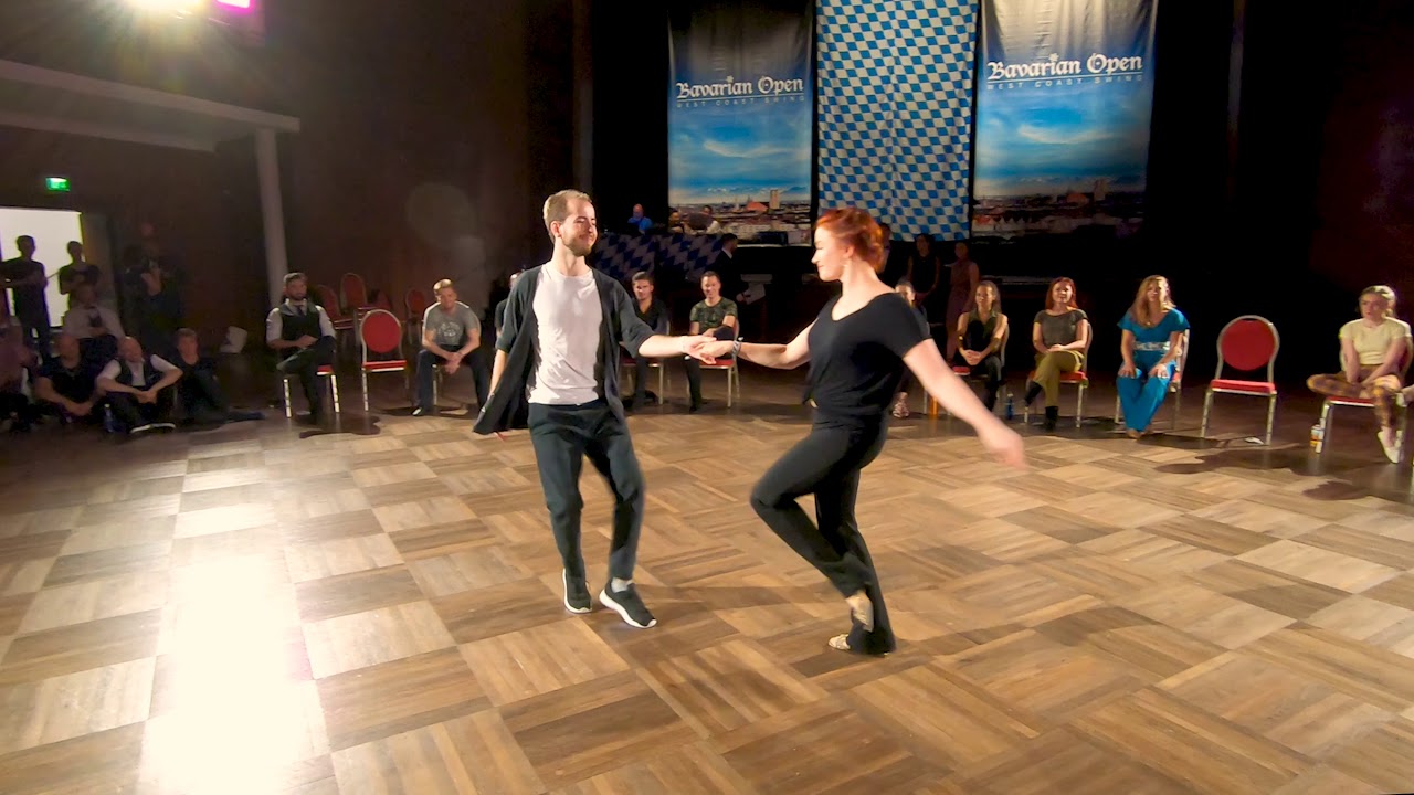 Attila Kobori & Matilda Tuomela - 3rd place All-Stars Jack&Jill - Bavarian Open 2019