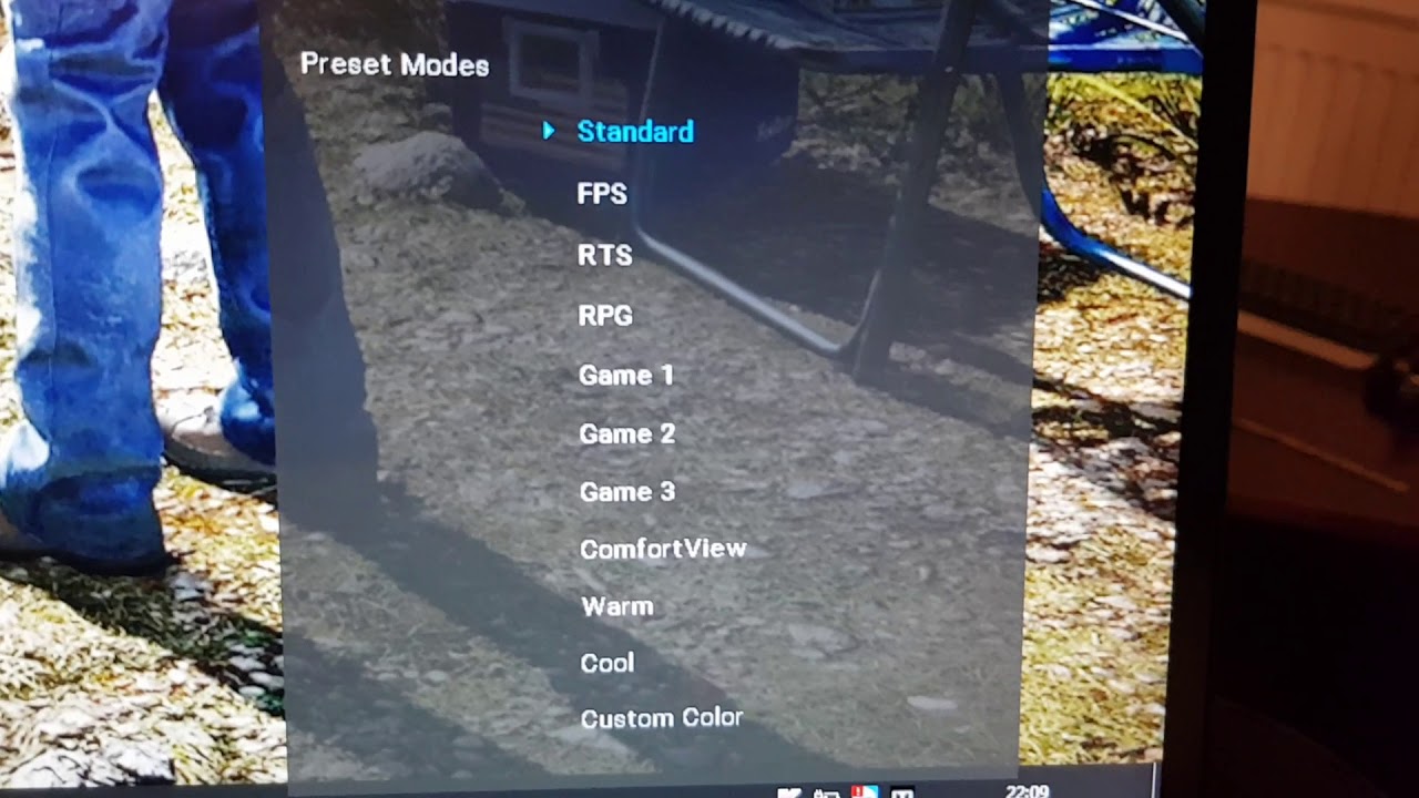Dell S2719DGF Freesync Monitor 1440p 155hz OSD Menu