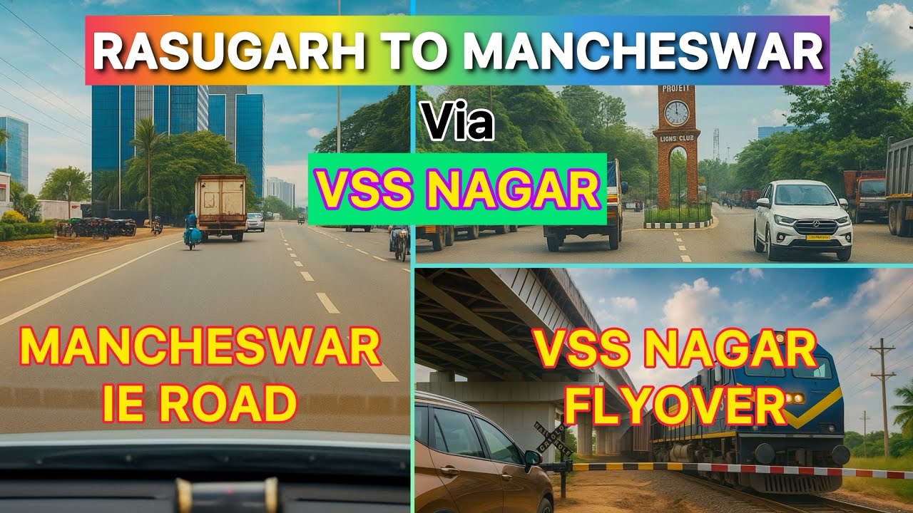 Rasulgarh to Mancheswar Drive | VSS Flyover Old & New | Bhubaneswar Road Update 2025