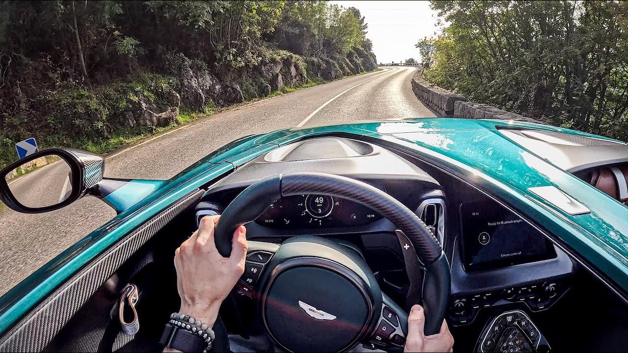 Aston Martin V12 Speedster (POV) FIRST DRIVE! - Open-Top Heaven!