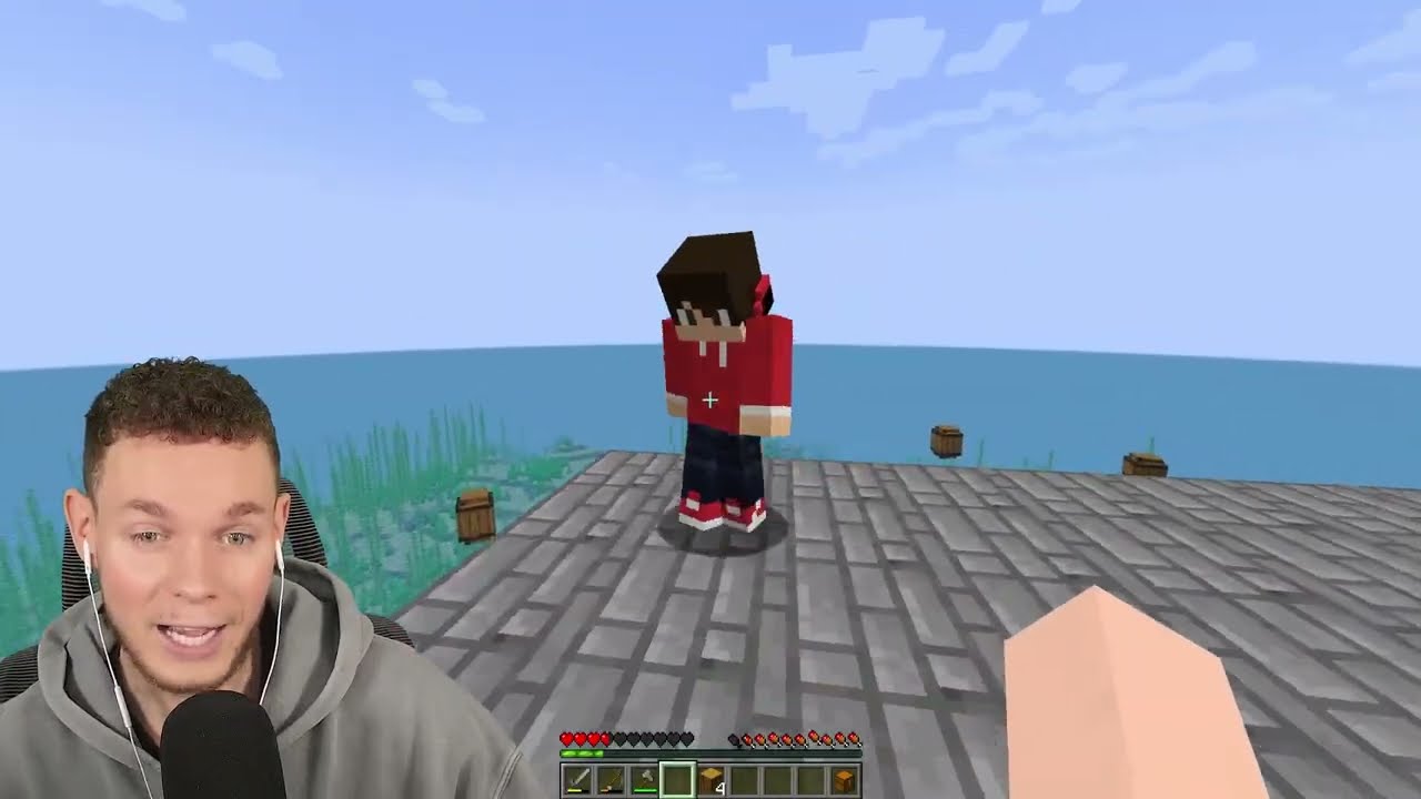 WIR &Uuml;BERLEBEN auf EINEM SEE BLOCK in Minecraft!