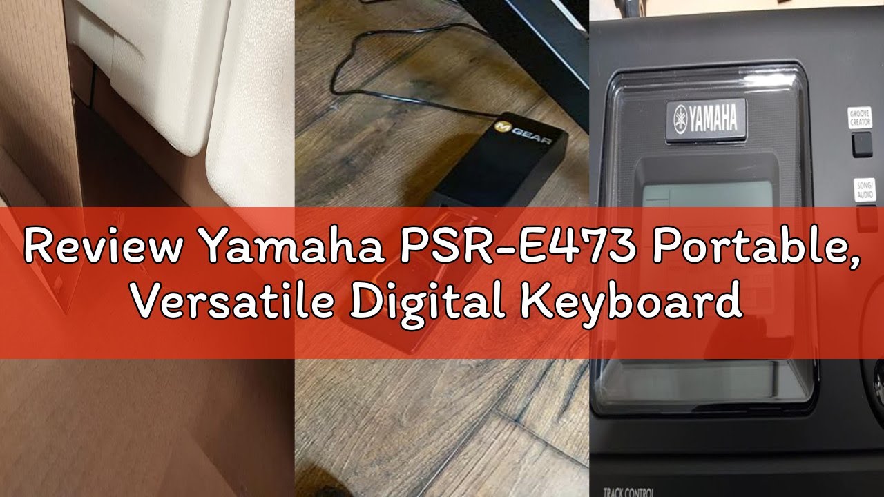 Review Yamaha PSR-E473 Portable, Versatile Digital Keyboard with 61 Touch-Sensitive Keys, in Black