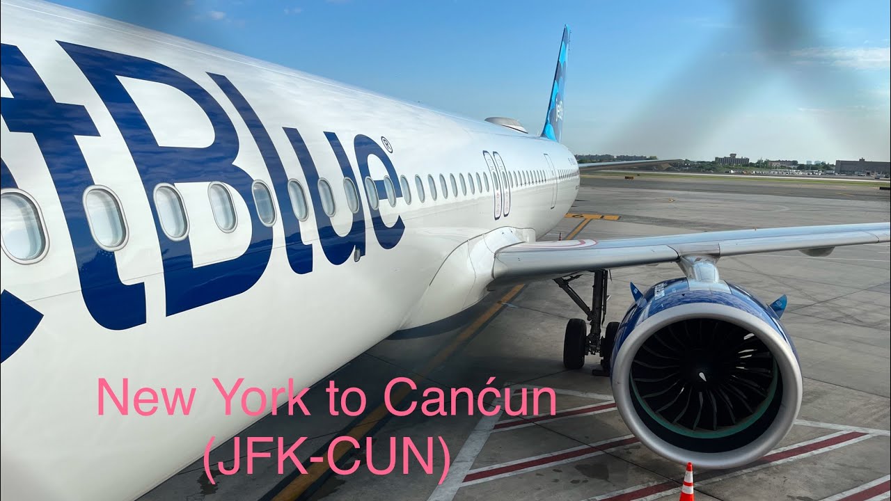 JetBlue A321neo from New York to Canćun (JFK-CUN)
