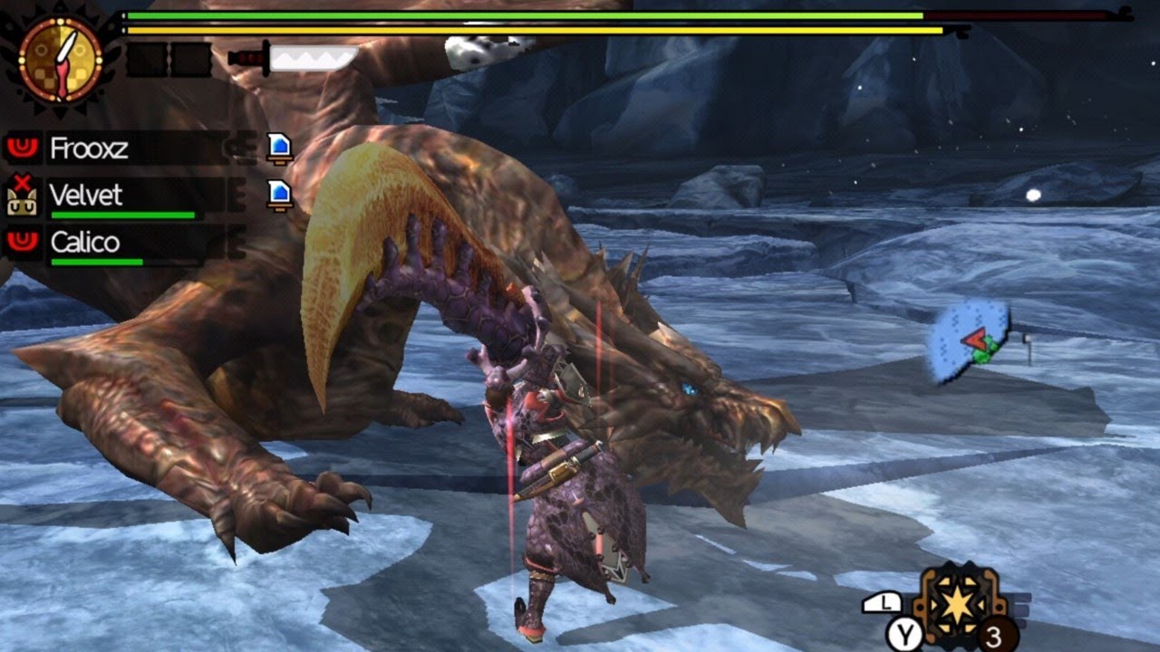 G3 - Winds of Discord | Rusted Kushala daora | Elder Hall | Monster Hunter 4 Ultimate (Nintendo 3DS)