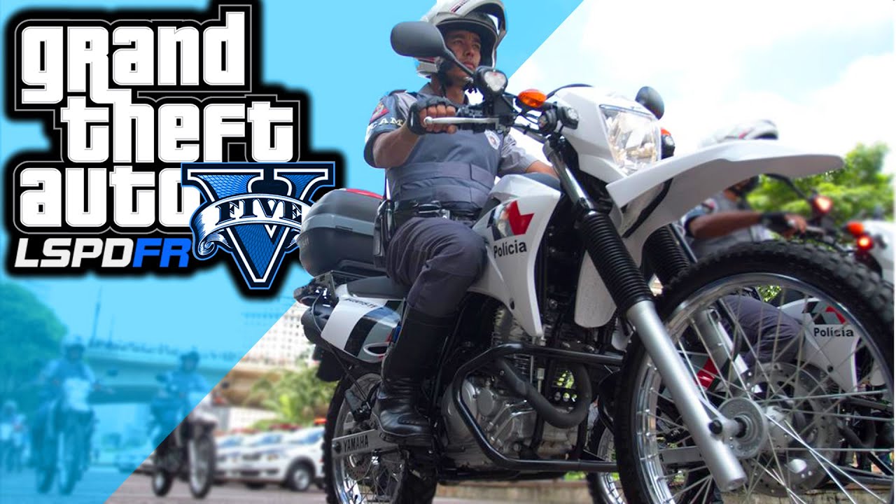 GTA V VIDA POLICIAL - TENTOU PINOTE NA ROCAM PMESP XT660 | Ep 10 LSPDFR