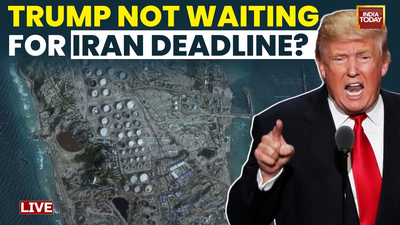 US Iran War LIVE: US Attacks Iran Ahead Of Trump Deadline? Iran's Kharg Island Bombed |West Asia War
