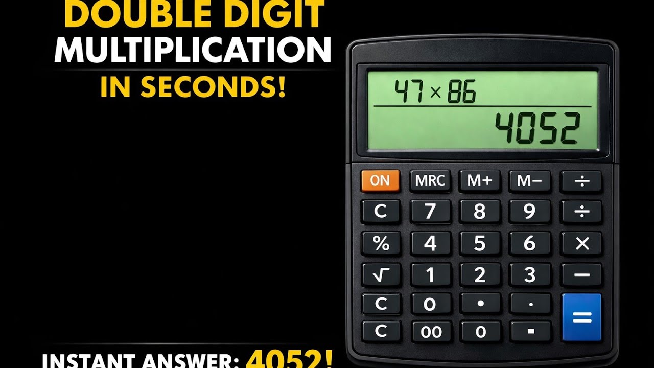 Multiplication in seconds like calculator🤔🤔