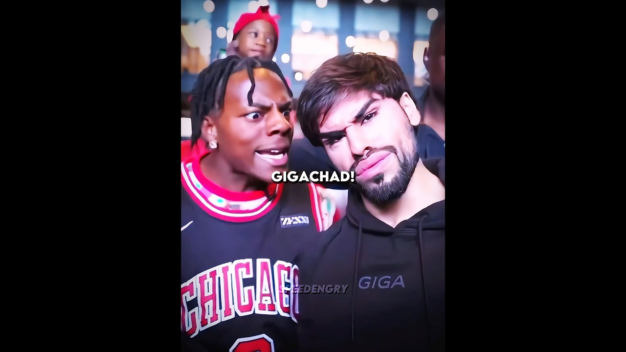 iShowSpeed Meets Gigachad in Real Life😂😂 #ishowspeed #edit #gigachad