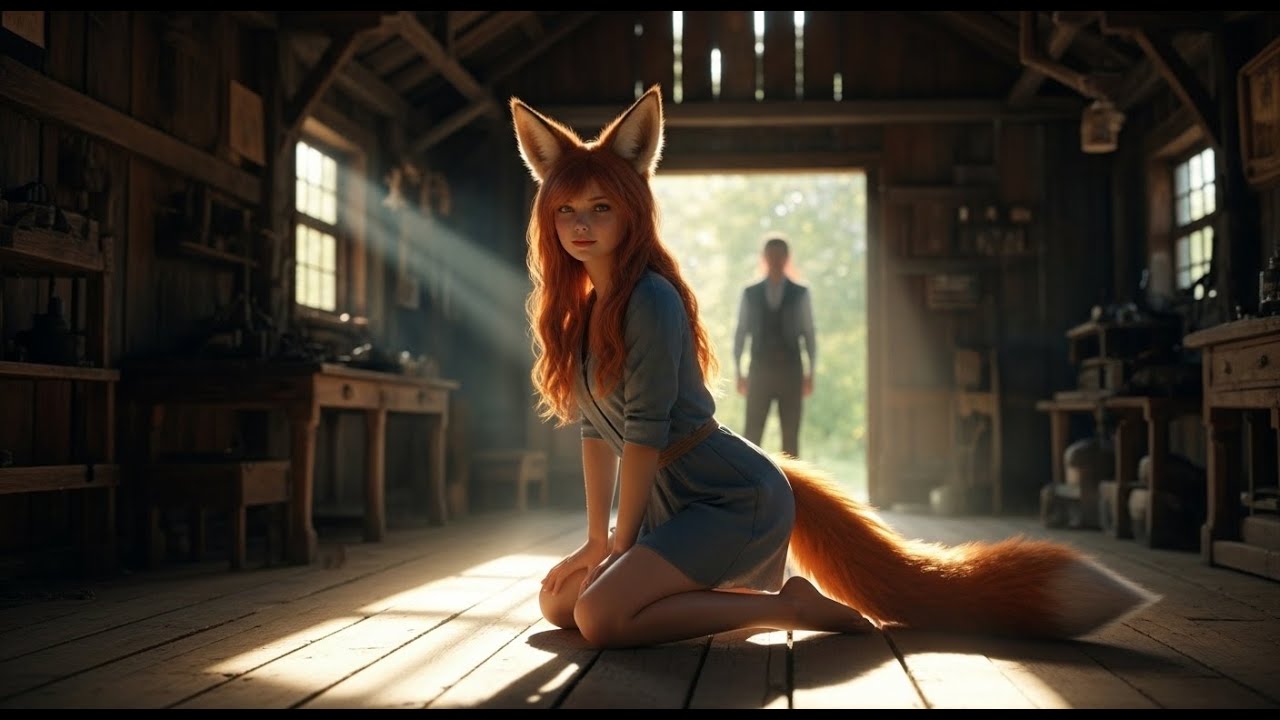 A Human Discovered a Fox-Girl Hiding in His Grandfather’s Cabin | HFY Sci-Fi Series