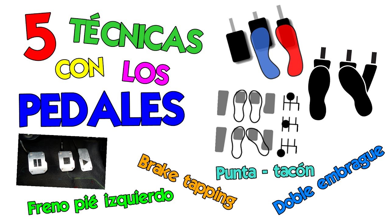 5 T&eacute;cnicas con los pedales del coche: doble embrague, punta tac&oacute;n, brake tapping...