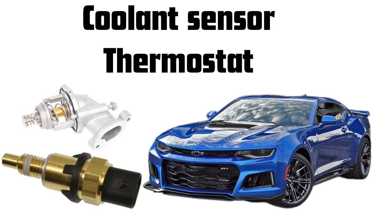 2017 Chevy Camaro coolant sensor and thermostat replacement