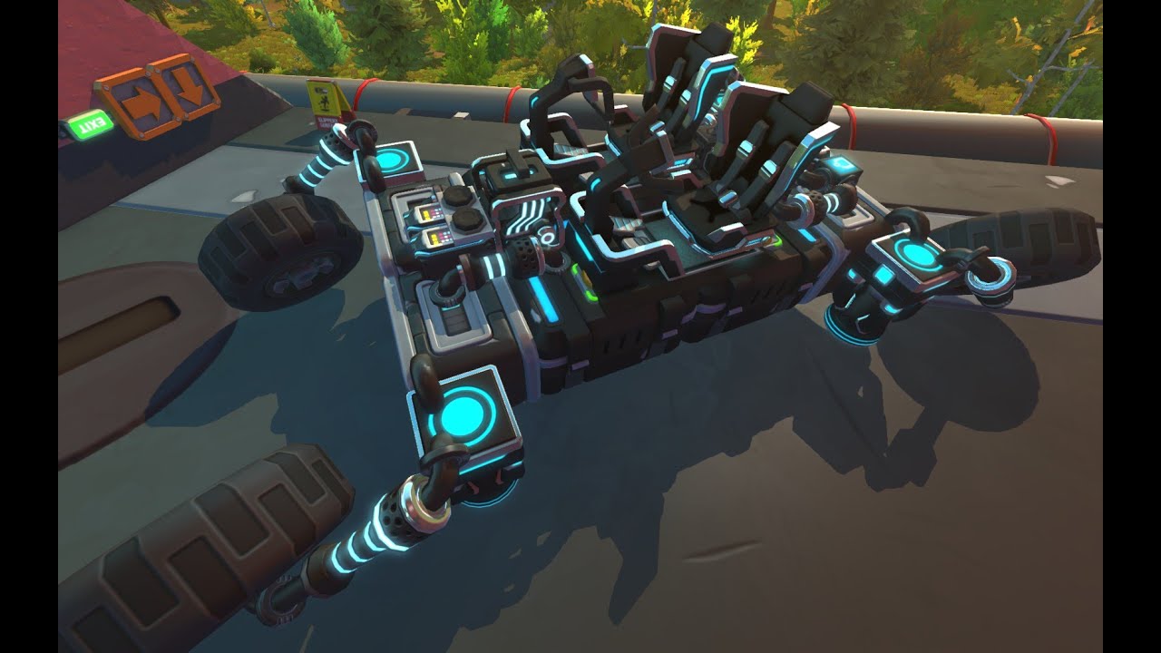 Scrap Mechanic Survival - HowToBuild - Transform Transport FlyerRover MK2 (Long)