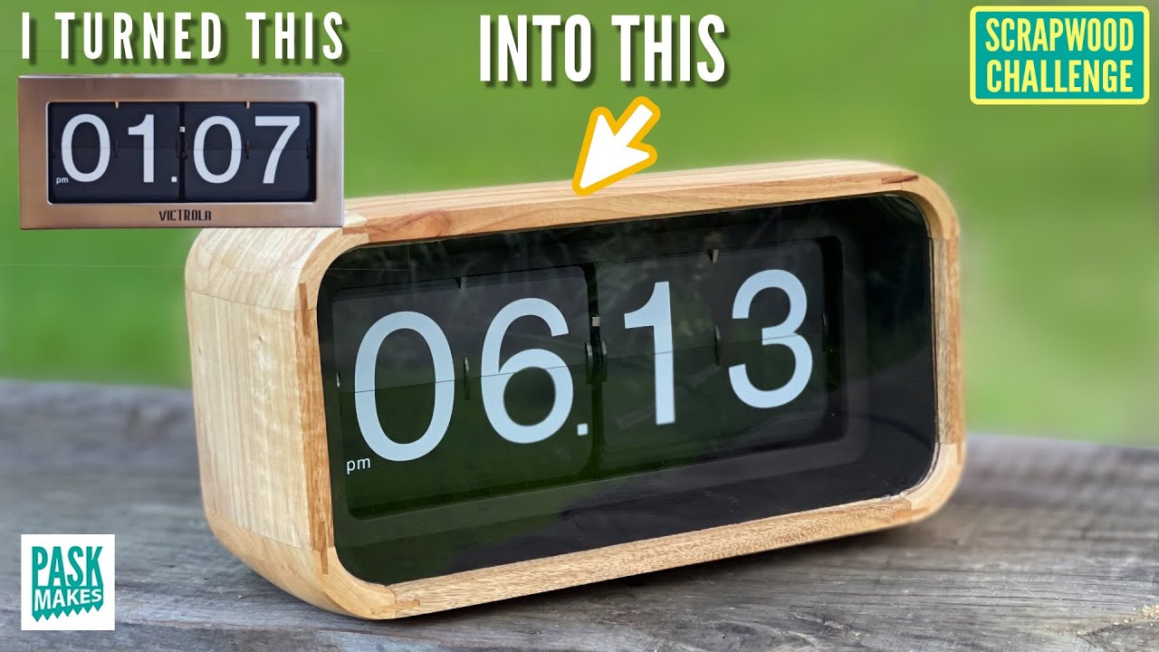 I Bought a Flip Clock & Upgraded it - (Day4) 7 Scrapwood Challenges in 7 Days - ep46