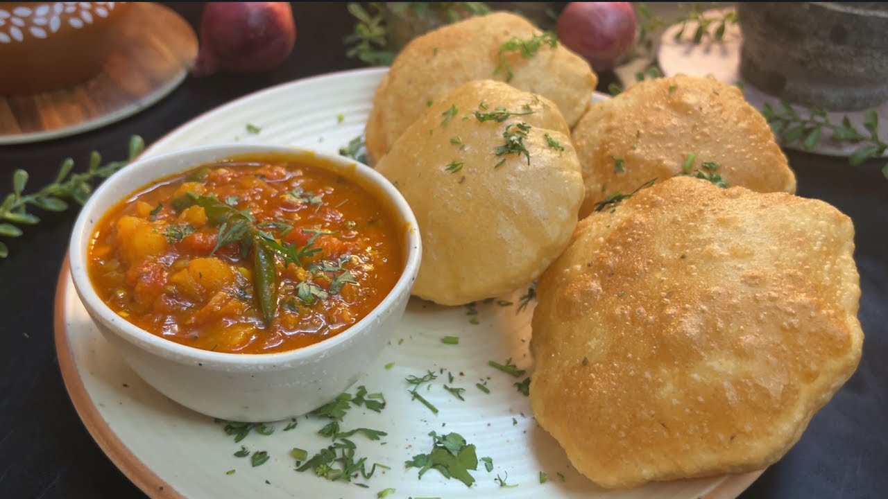 Bhandare Vaali 🥔🔥 Aloo Ki Sabji Aur Poori | Puri Sabji Recipe | Aloo Ki Sabji Aur Poori Recipe