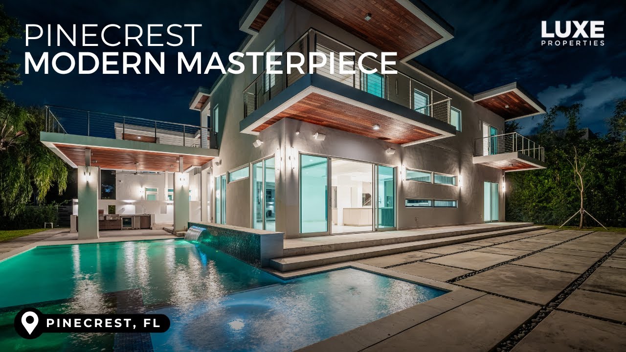 9101 SW 69th Ct | Pinecrest, FL 33156 | Modern New Construction Home in Pinecrest