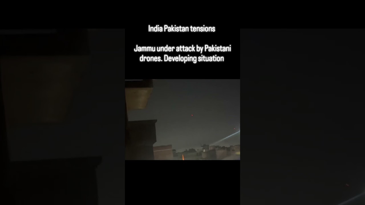 Jammu Under Attack.. Paxtani Drones Attacking Indian Territory..
