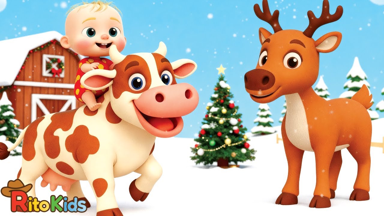 🎄 Cadê a Vaca Lola no Natal? | Canção de Natal para Crianças