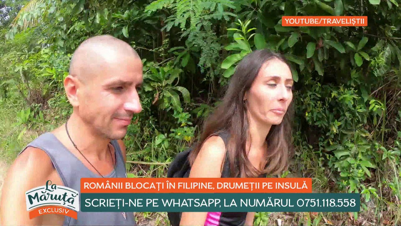 La Măruță: Românii blocați în Filipine, drumeții pe insulă