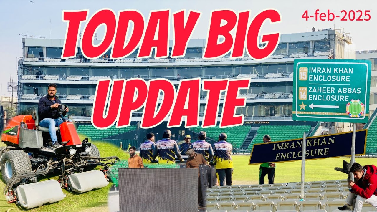 Gadafi stadium renovation lahore | Gadafi stadium Upgradation latest update | Today update Gadafi