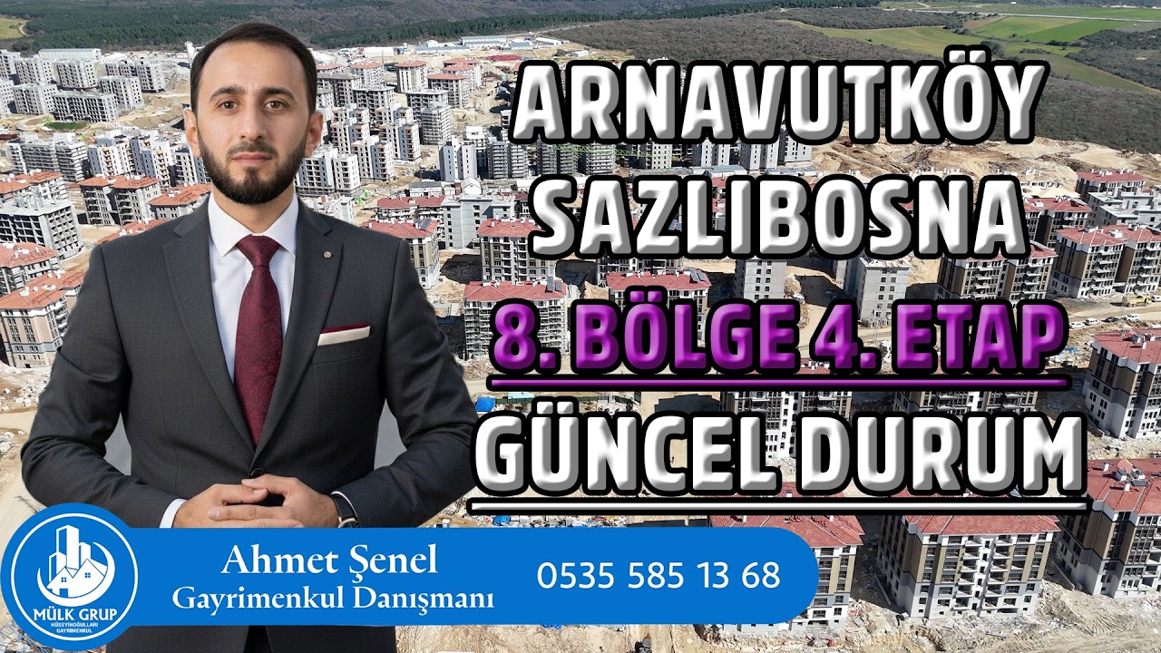 TOKİ Arnavutköy Sazlıbosna 8. Bölge 4. Etap | Güncel Durum #gayrimenkul #emlak #toki #arnavutköy