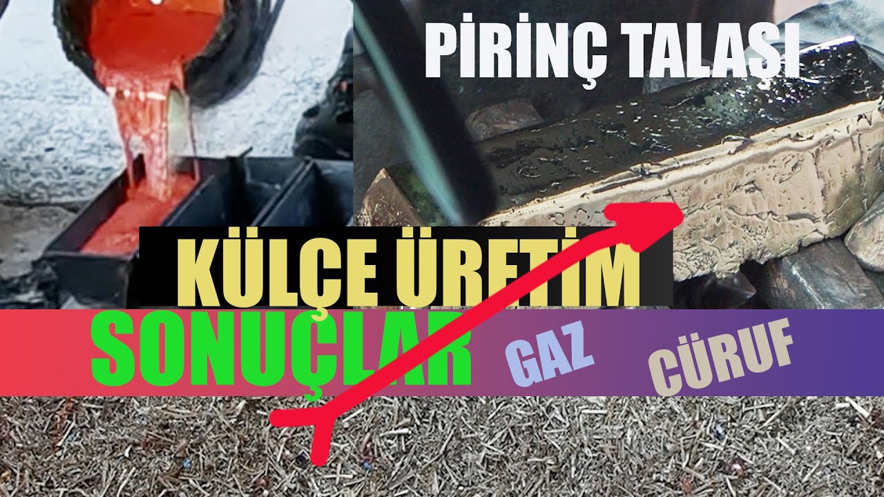 PİRİNÇ SARI TALAŞI GERİ DÖNÜŞÜM KÜLÇE DÖKÜM PARA KAZANMA GAZ CÜRUF HESAP, #geridönüşüm