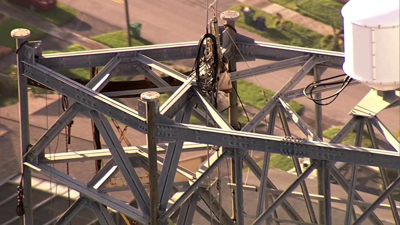 Fatal Tower Accident Gin Pole Falls 1000 Feet Off The WPLG WSVN Tower