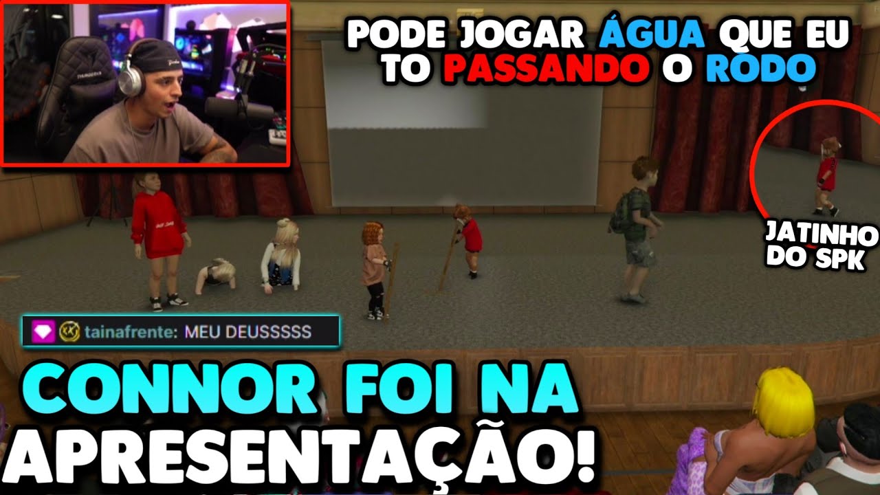 CONNOR FOI NA APRESENTAÇÃO DE TEATRO DA VALENTINA E PUDIM | ELAS DANÇARAM A MUSICA DA TAINÁ COSTA!!!