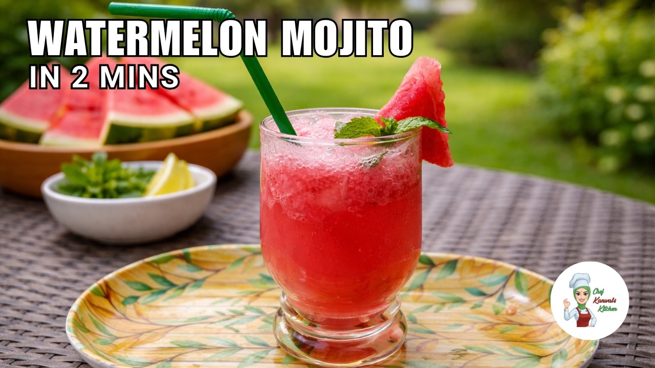 Refreshing Watermelon Mojito Recipe | Perfect Summer Drink 🍉 | Chef Kanwal's Kitchen